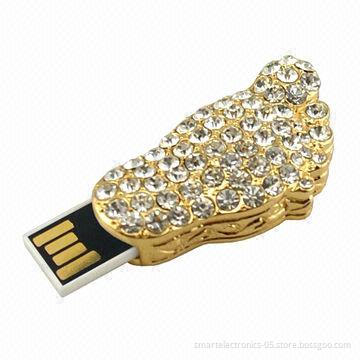 Foot USB flash drives, 64MB-128GB capacity